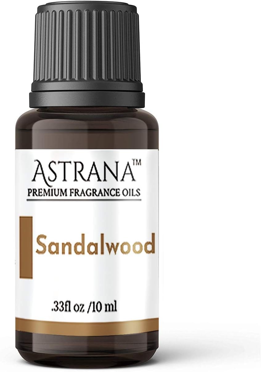 Sandalwood Fragrance Oil 0.33 oz / 10ml Premium Quality Therapeutic Grade Oil