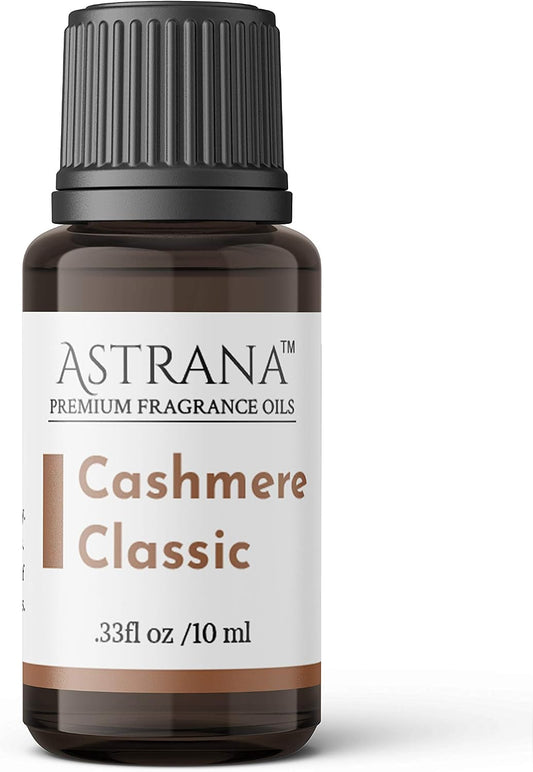 Astrana Cashmere Classic Premium Grade Fragrance Oil 0.33 oz / 10ml Perfect for Aromatherapy-Candle & Soap Making
